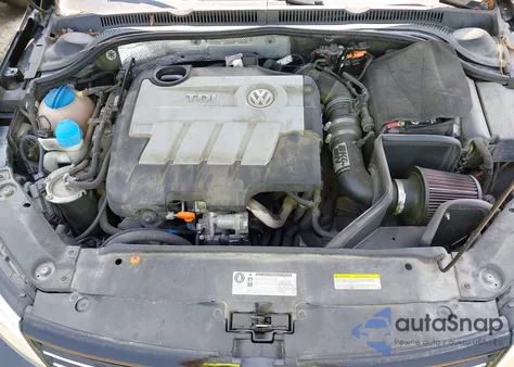 2013 Volkswagen Jetta 2.0L Tdi из США, поврежденный, VIN 3VWLL7AJ1DM396749